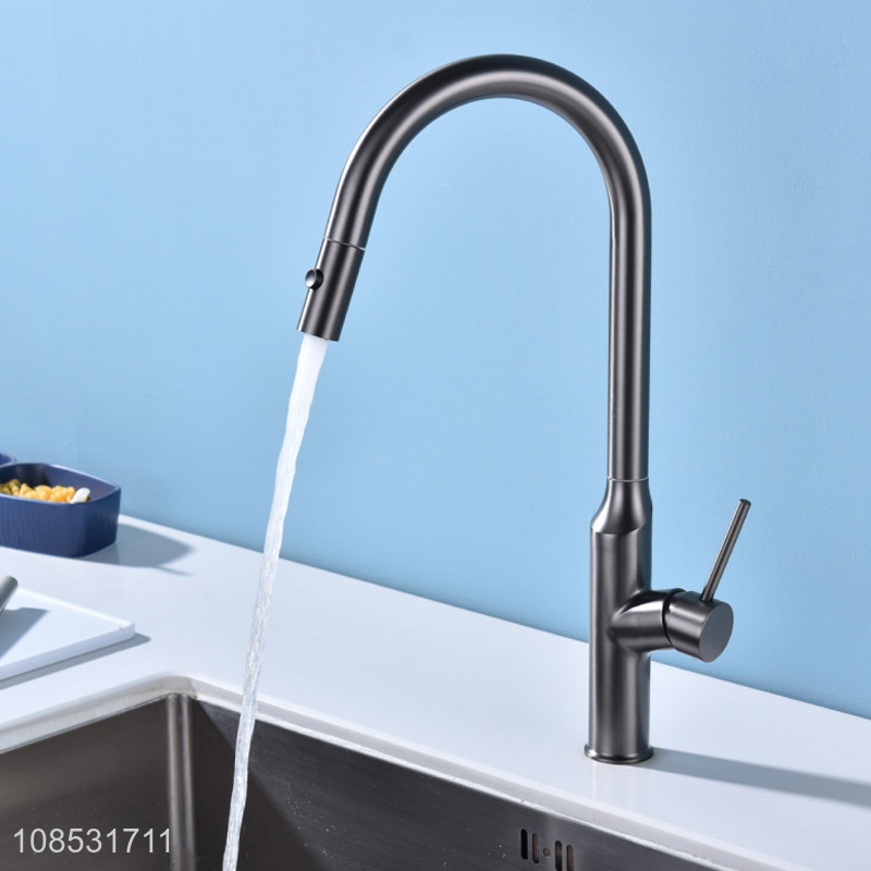 Most popular 304stainless steel pull out kitchen sink faucet