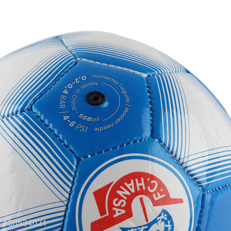 Custom logo official size 2# pvc foaming soccer ball for kids