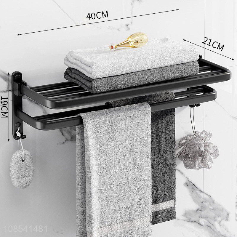 Good selling wall-mounted bathroom shelve storage rack wholesale