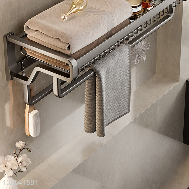 Factory wholesale perforation-free bathroom storage shelves