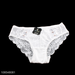 Wholesale women plus size panties comfy sexy lace briefs