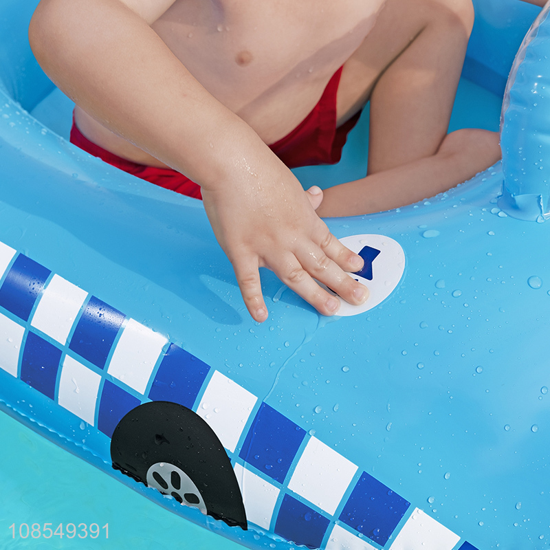 New product police car inflatable pool floats for kids baby
