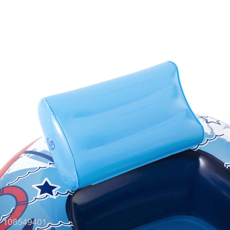 High quality inflatable pool floats floating boats for children