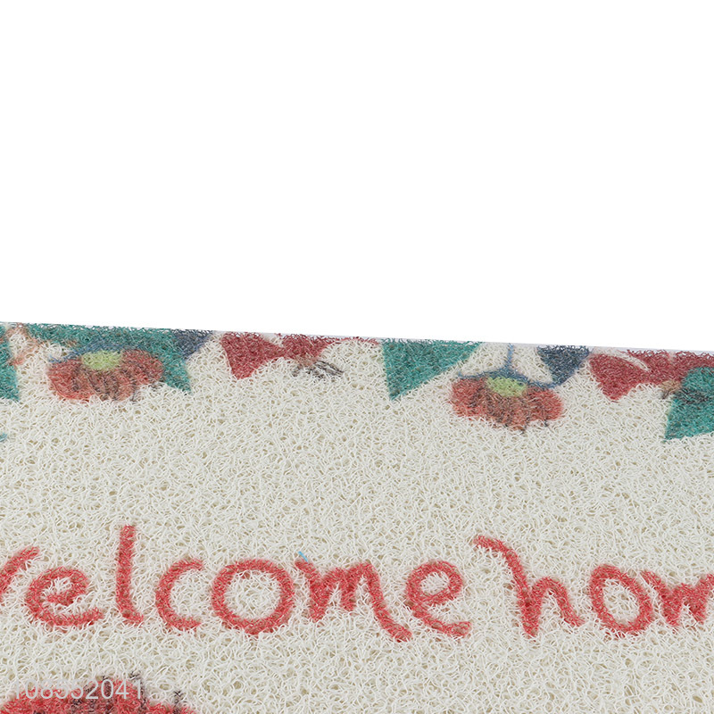 Factory price waterproof pvc welcome mat non-slip floor mat