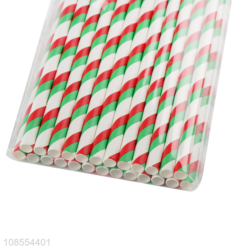 New products striped paper drinking straw for sale