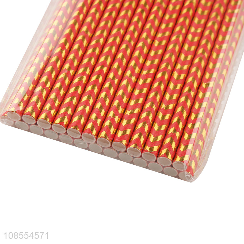 Latest products eco-friendly disposable paper straw set