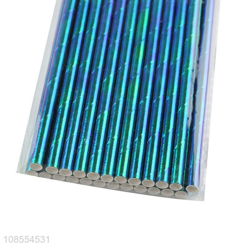 Hot products multicolor disposable paper drinking straw