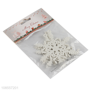 Most popular white snowflakes christmas hanging ornaments