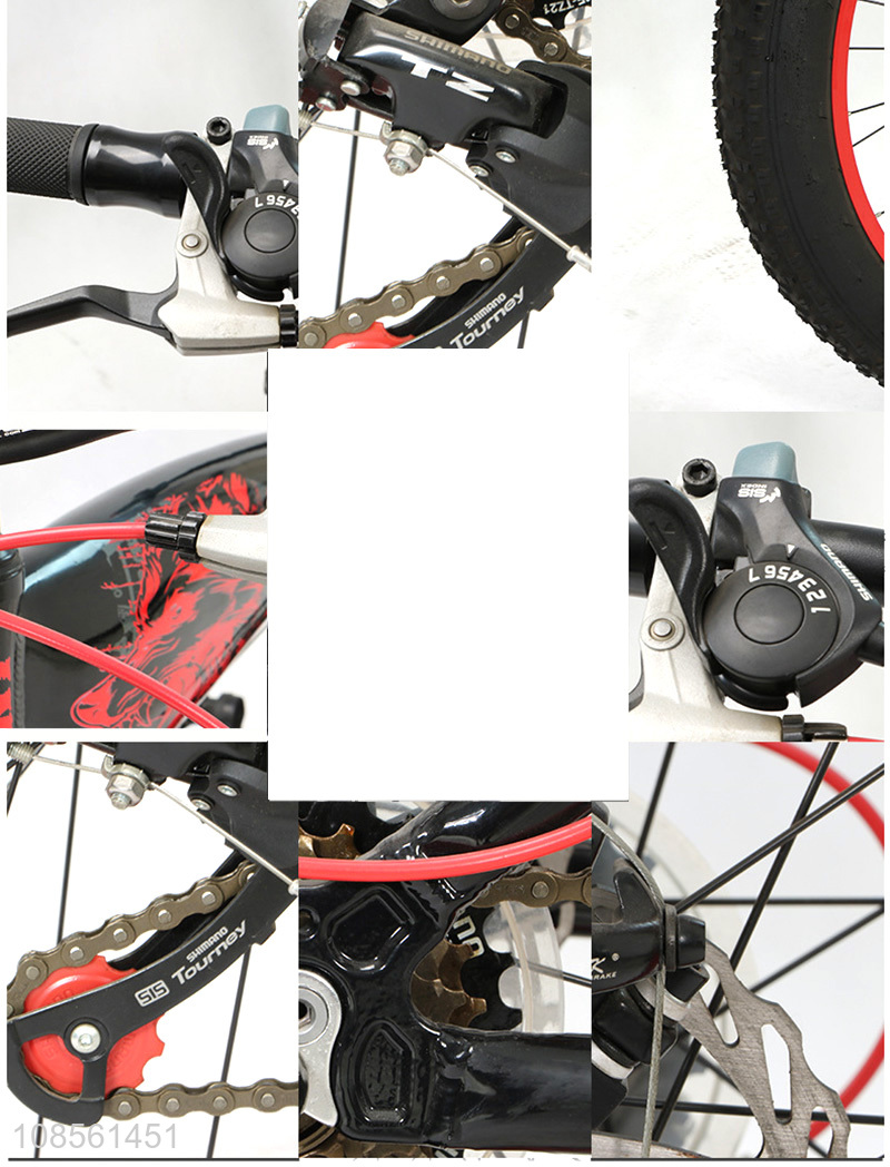 Factory supply 26 inch aluminum alloy frame shock-absorbing snow mountain bicycle
