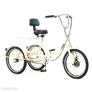 Hot selling 20 inch aluminum alloy frame tricycle bicycle single speed bike