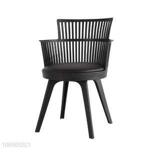 Wholesale thickened pp material dining chair plastic windsor chair