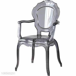 Factory price transparent dining chair plastica crylic dressing chair