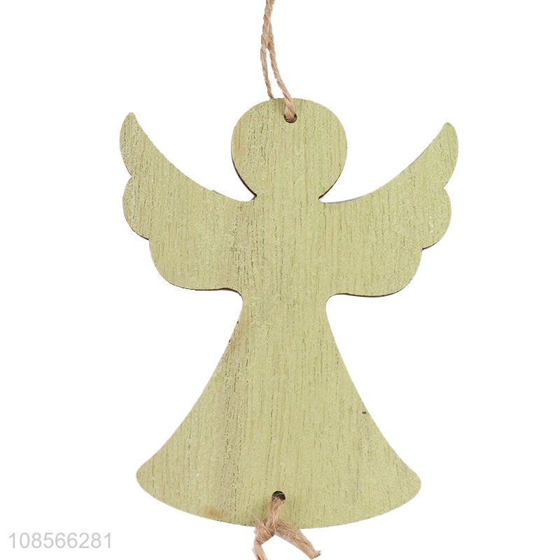 Top selling wooden christmas hanging ornaments wholesale