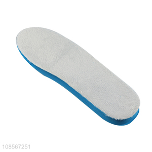 Good quality short plush EVA insoles winter warm insoles