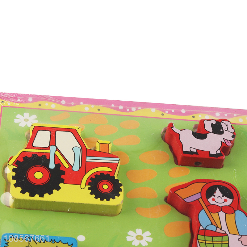 Good quality 3D cartoon puzzle toy early learning toy