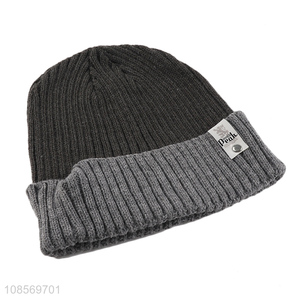 New arrival winter thickened warm knitted beanies hat