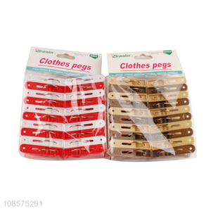 Wholesale 20pcs heavy duty plastic clothespins for hanging