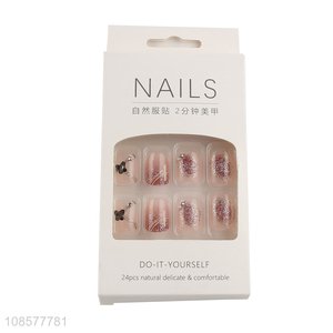 Good quality women nail art fake nail decoration for sale