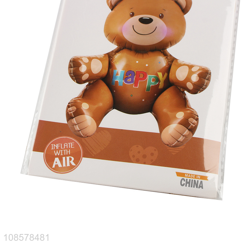 Latest products bear shape foil balloon for decoration