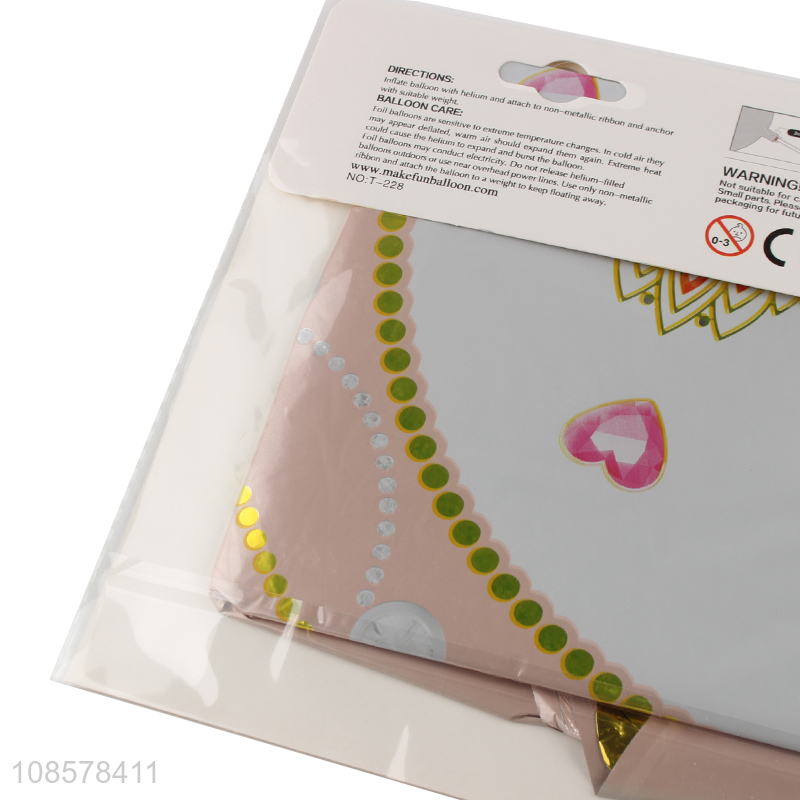 Factory direct sale letter garlands balloon foil balloon kit