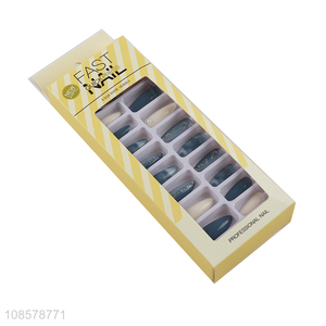 Factory supply 24pcs nail tips nail art suplies