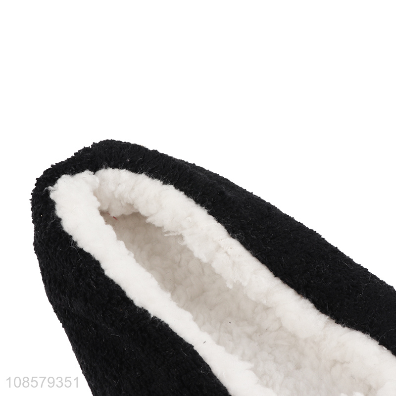Hot items cartoon panda shape home slippers for indoor