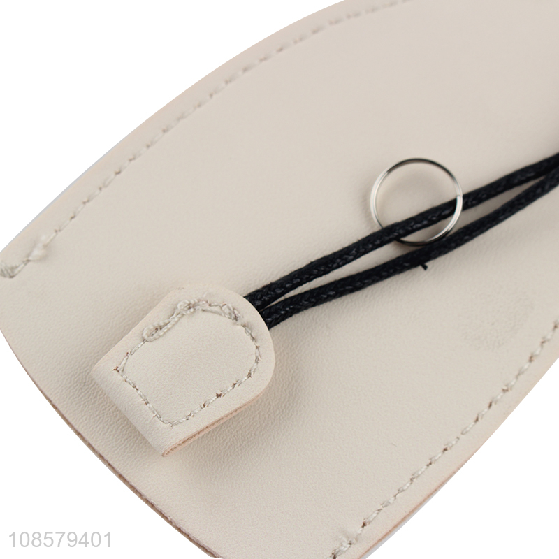 Wholesale lovely drawstring pu leather key wallet key pocket
