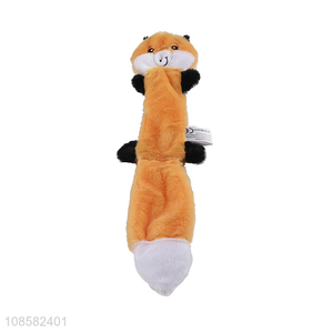 New design durable no stuffing plush dog chew toy