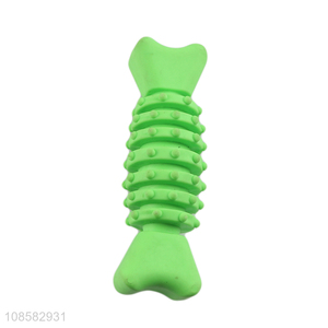 Latest design green pets chew teething toys for sale