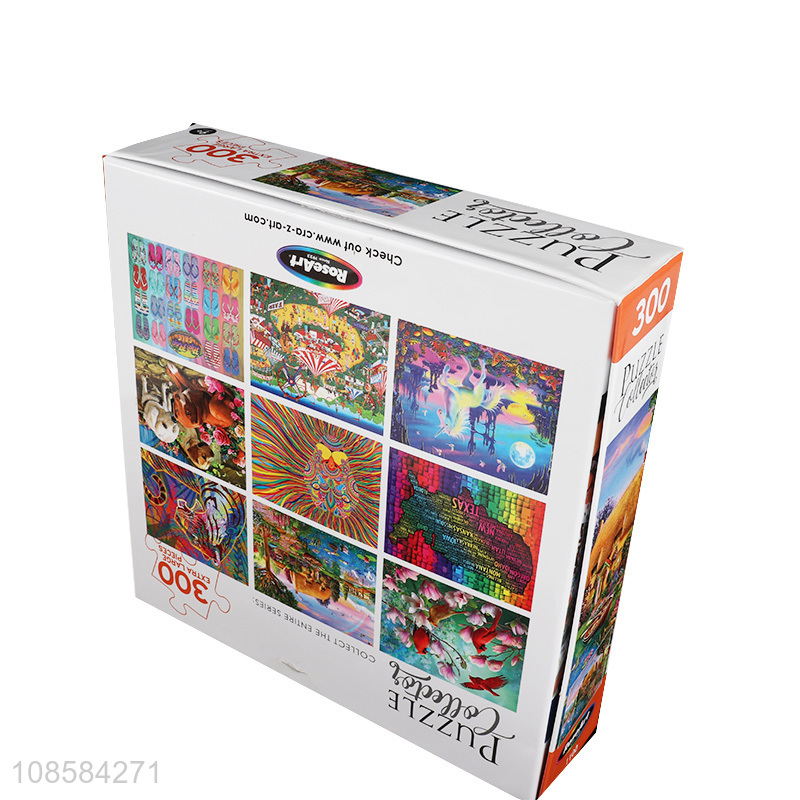 Wholesale 300 pieces jigsaw puzzle toy for adults and kids