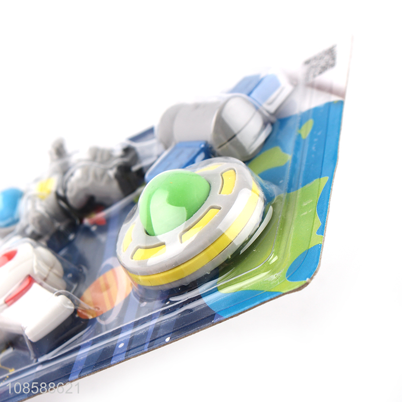 China wholesale children stationery outer-space erasers set