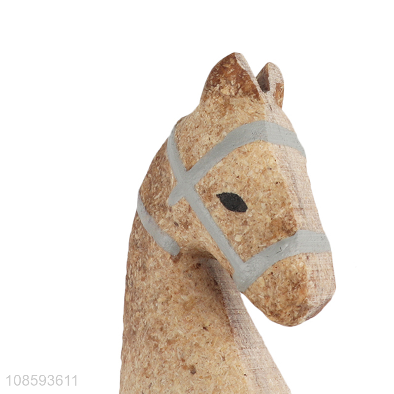 Most popular wooden rocking horse table decoration craft