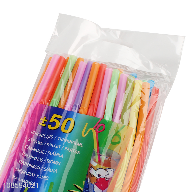 Hot items plastic disposable drinking straw juice straw