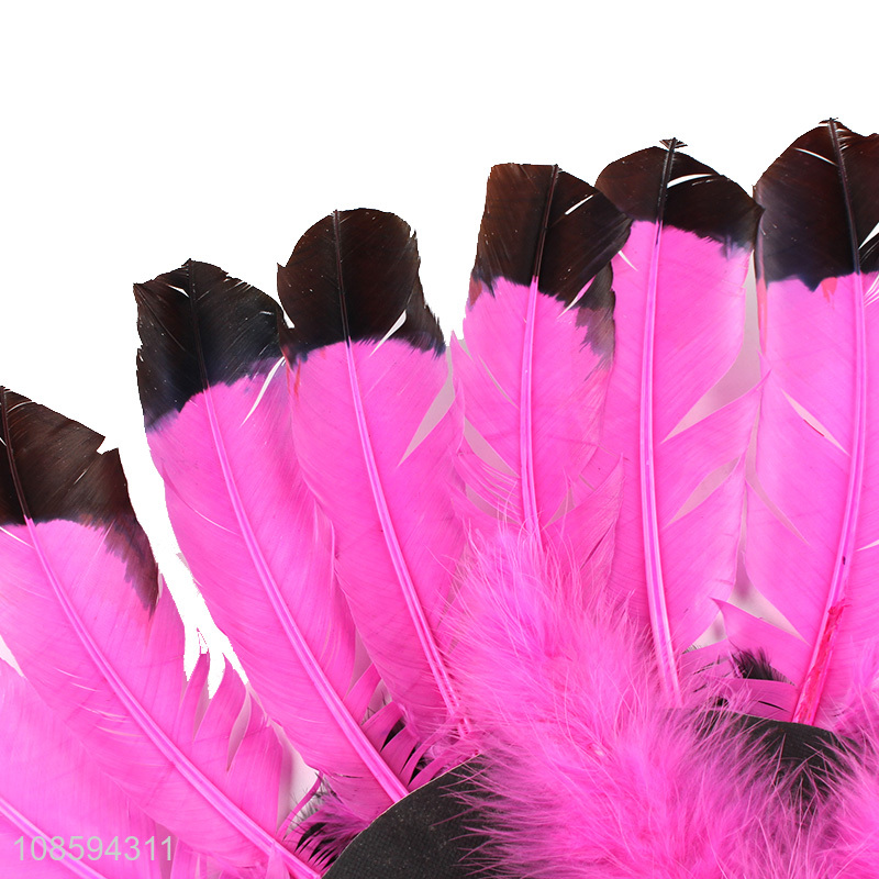 Hot selling dancing party decoration feather headdress