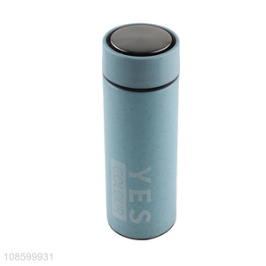 Custom logo 450ml heat resistant double-wall glass water bottle