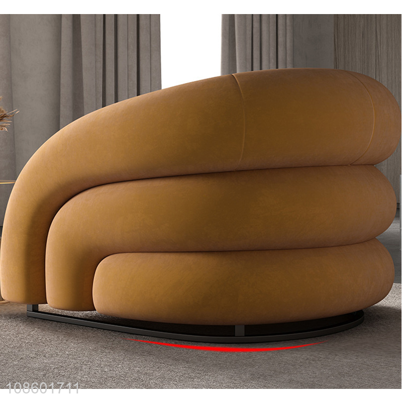 Good quality upholstered sponge sofa chair living room furniture