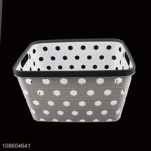 Good selling hollow pp storage basket dirty clothes storage basket