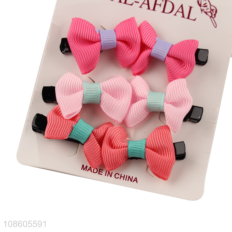 Wholesale bowknot hair clips hairpins hair accessories headwear