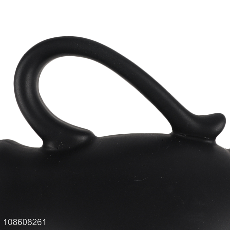 Online wholesale matte chubby ceramic mug drinking cup with handle