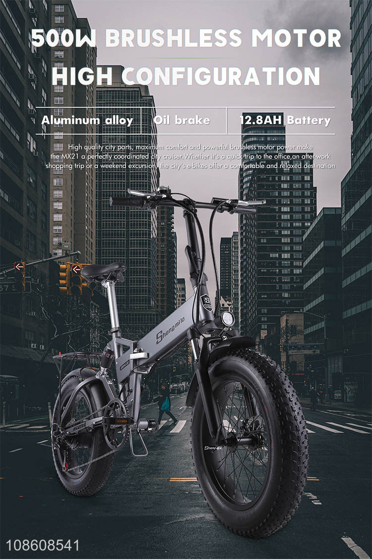 Popular products fat tire folding electric bicycle for outdoor