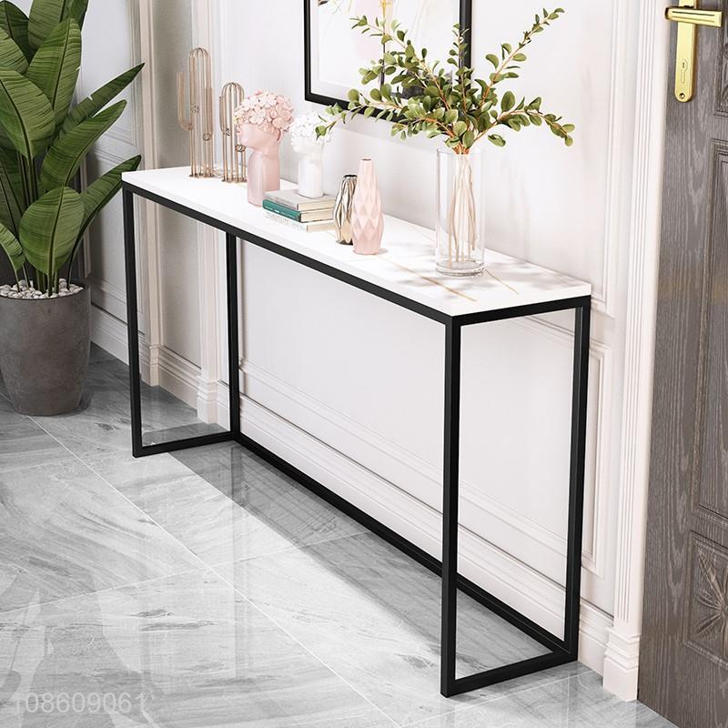 Good price rectangualr marble entryway console table for sale