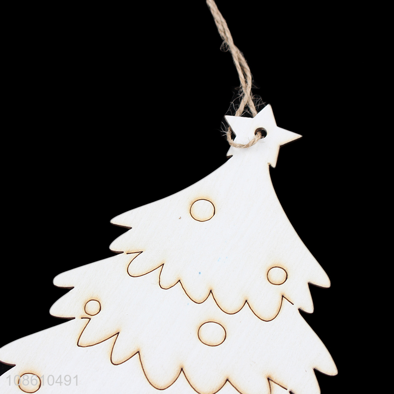 Low price xmas tree shape hanging ornaments for christmas decoration