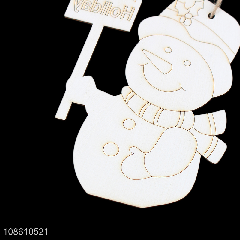 Top selling snowman shape xmas tree hanging ornaments decoration