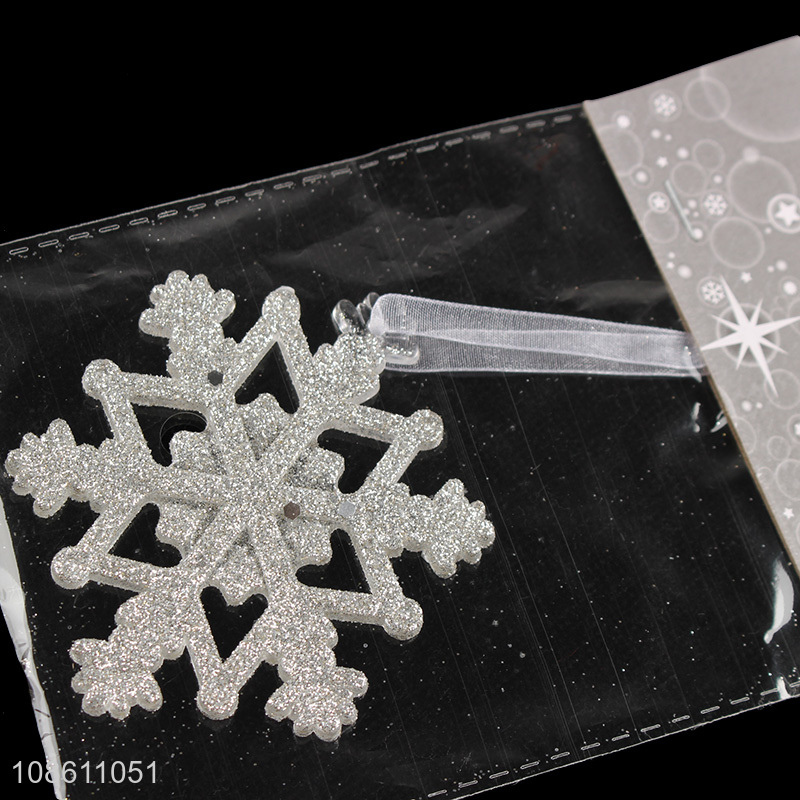 Hot items snowflakes shape christmas hanging ornaments for decoration