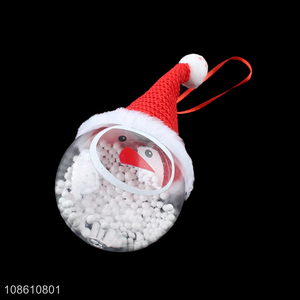 Cute design round christmas hanging ornaments ball for decoration