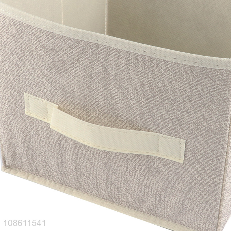 Good quality 4pcs/set foldable non-woven storage box for closet wardrobe