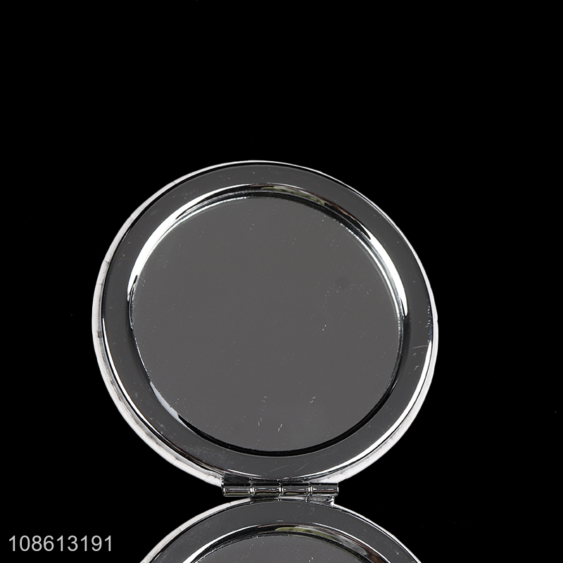 China wholesale round portable makeup mirror cosmetic mirror