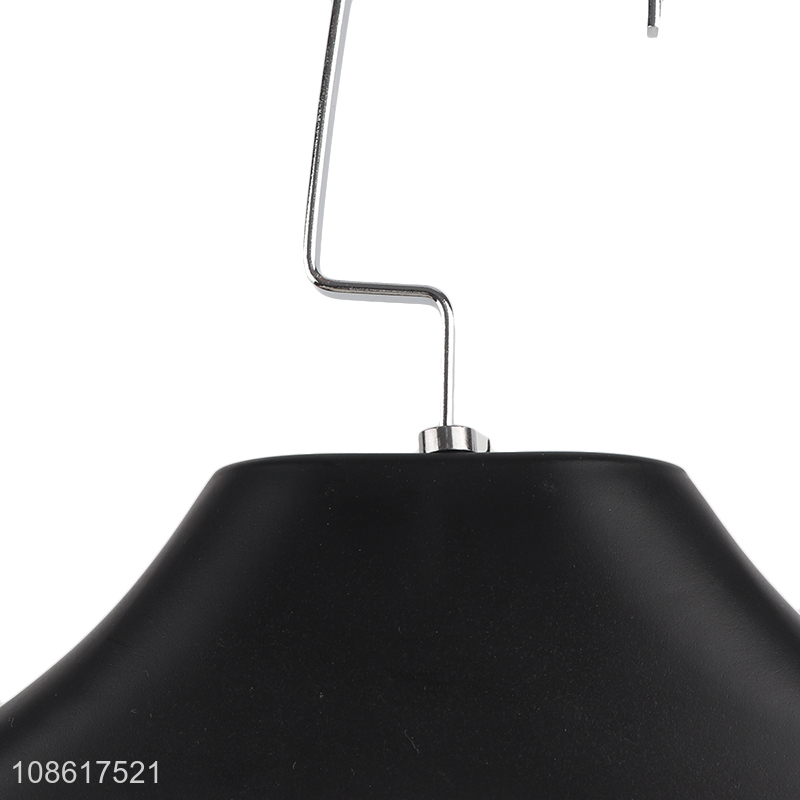 High quality heavy duty extra wide clothes hanger with swivel hook