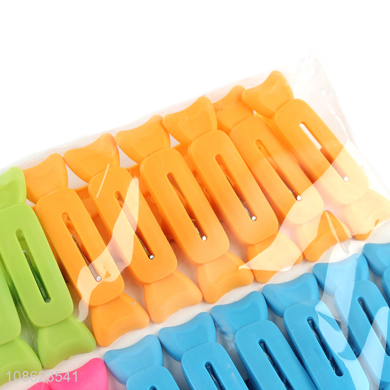 Hot selling plastic clothespins drying line pegs set