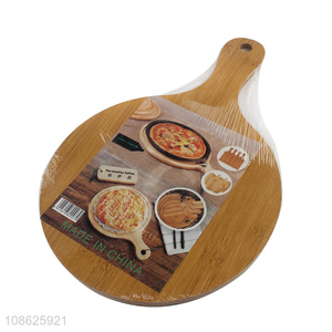 Wholesale wooden pizza serving <em>board</em> wooden cutting <em>board</em> with handle